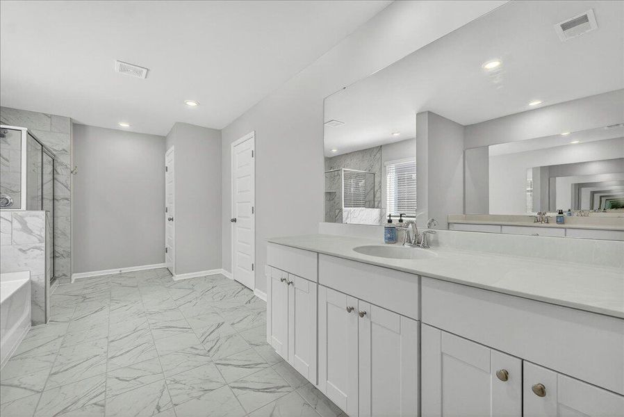 Furnished interior view inside a new home in Sweetgrass at Summers Corner, Summerville (Image 9).