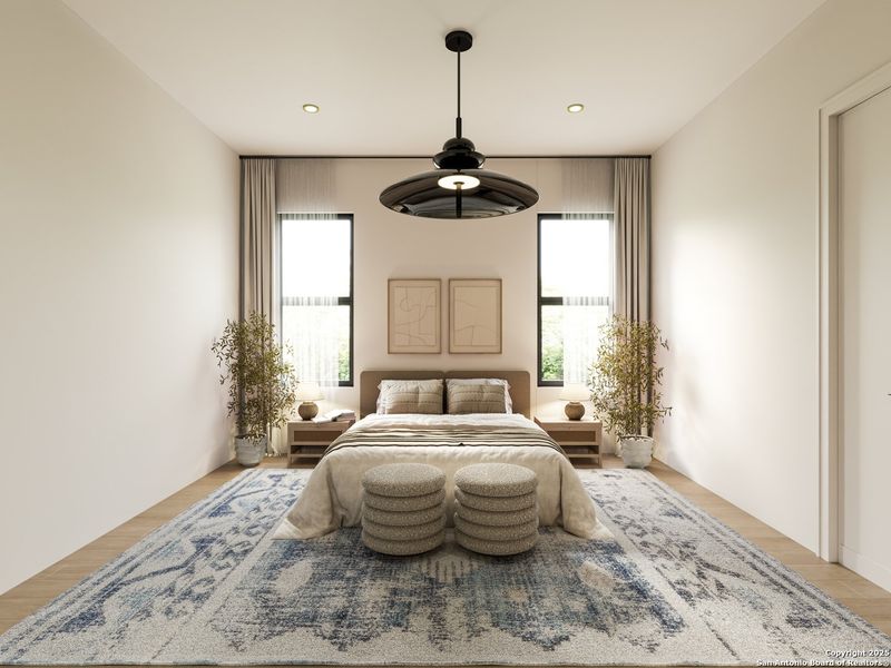 Furnished interior view inside a new home in , New Braunfels (Image 15). Furnished interior view inside a new home in , New Braunfels (Image 15).