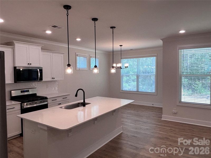 Furnished interior view inside a new home in Westport Freedom Series, York (Image 8).