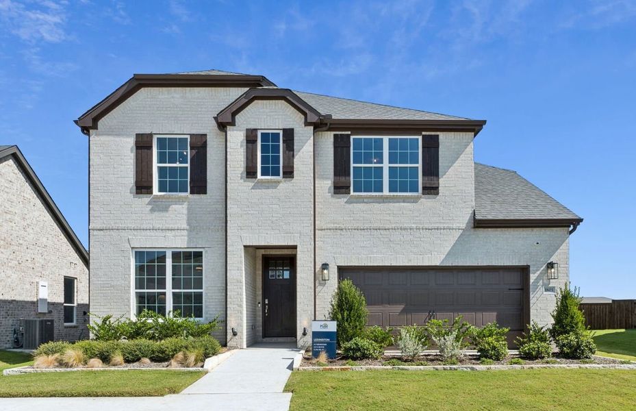 Representative exterior photo of a completed home built from the Lexington by Pulte Homes in Whitewing Trails, Princeton, TX (Image 23).