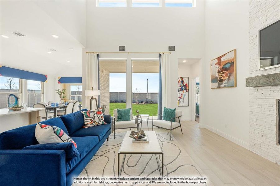 Furnished interior view inside a new home in Star Ranch, Godley (Image 6).