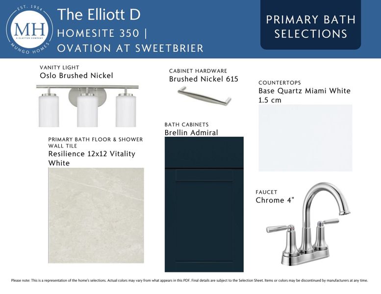 Sample of building materials used in homes in Ovation at Sweetbrier, Durham (Image 8). Sample of building materials used in homes in Ovation at Sweetbrier, Durham (Image 8).