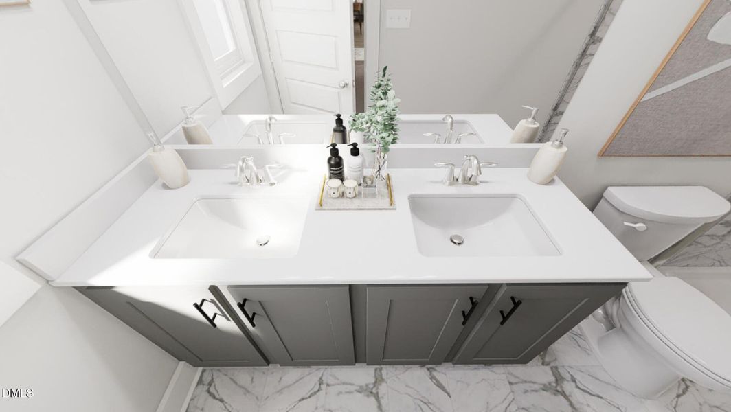 Main Bath - Yin & Yang Interior