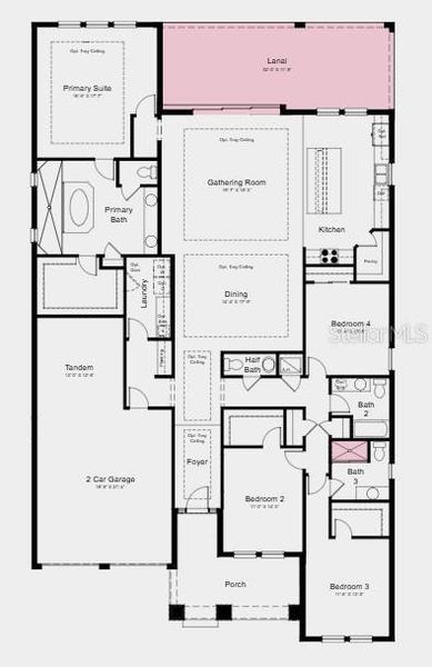 2D floor plan layout of this home in Harvest at Ovation, Winter Garden, FL (Image 2). 2D floor plan layout of this home in Harvest at Ovation, Winter Garden, FL (Image 2).