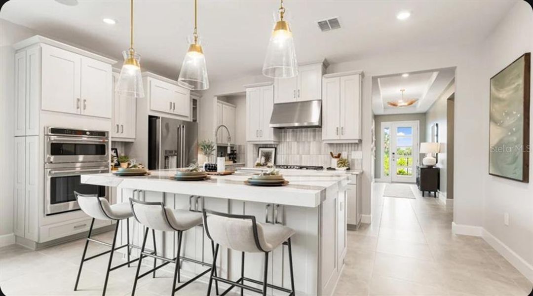 Furnished interior view inside a new home in Indigo Creek, Apollo Beach (Image 9).