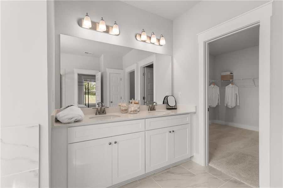 Furnished interior view inside a new home in Brush Arbor, McDonough (Image 25).