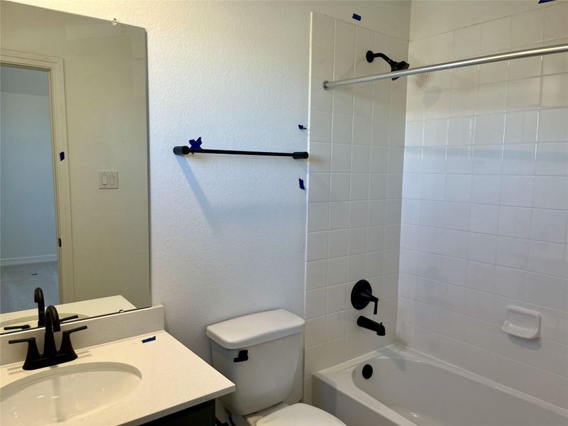 Construction progress - Secondary Bathroom