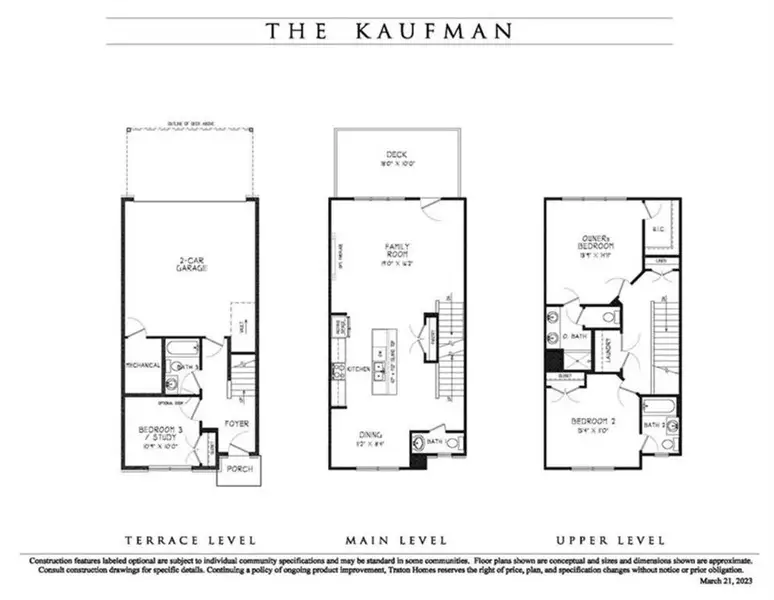 2D floor plan layout of this home in Wilkins Walk, Mableton, GA (Image 4).