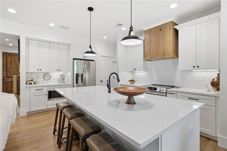 Furnished interior view inside a new home in , Canton (Image 22).