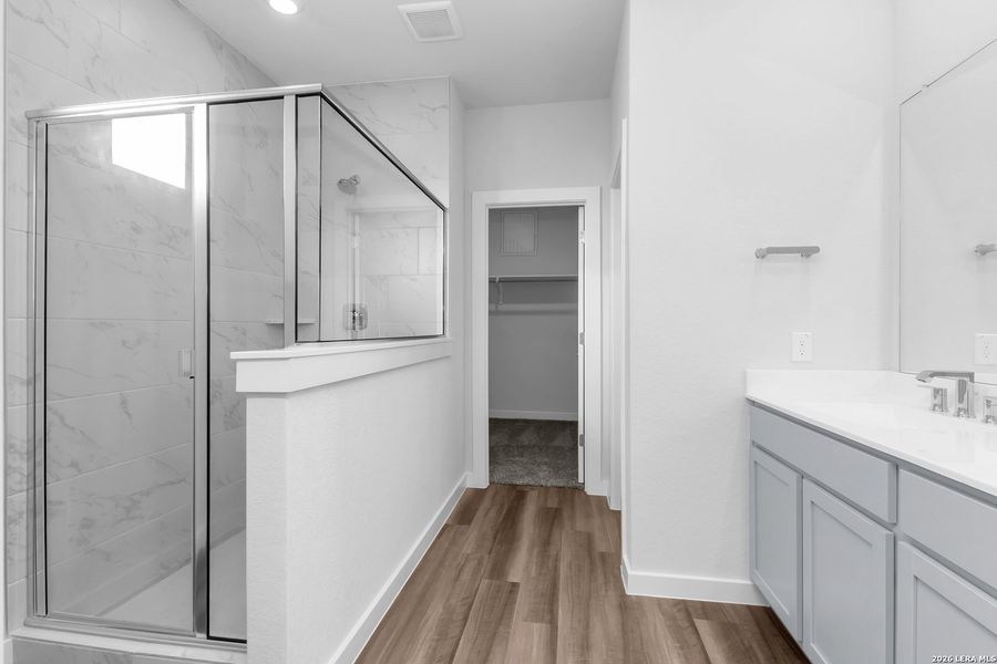 Furnished interior view inside a new home in , San Antonio (Image 8).