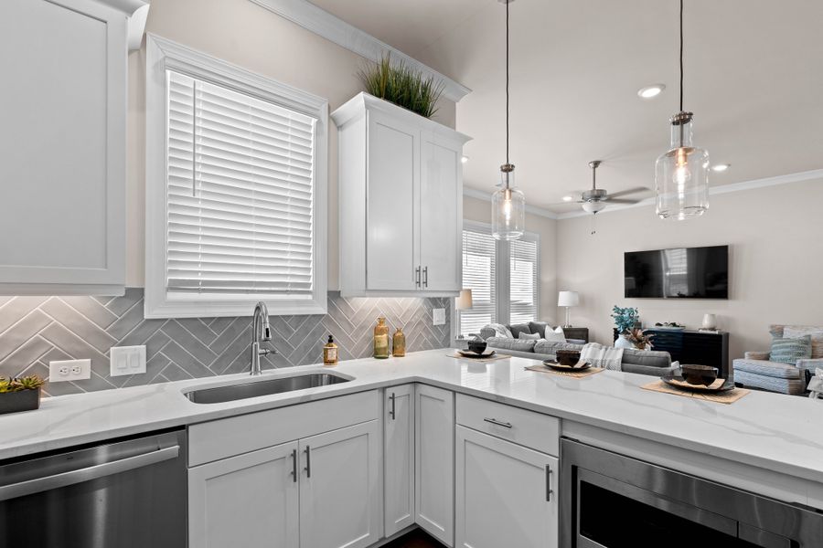Representative furnished interior of a home built from the The Castleberry by The Providence Group in Palisades Single Family, Cumming (Image 18).