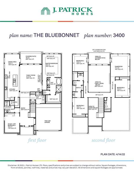 2D floor plan layout of this home in Artavia, Conroe, TX (Image 5). 2D floor plan layout of this home in Artavia, Conroe, TX (Image 5).