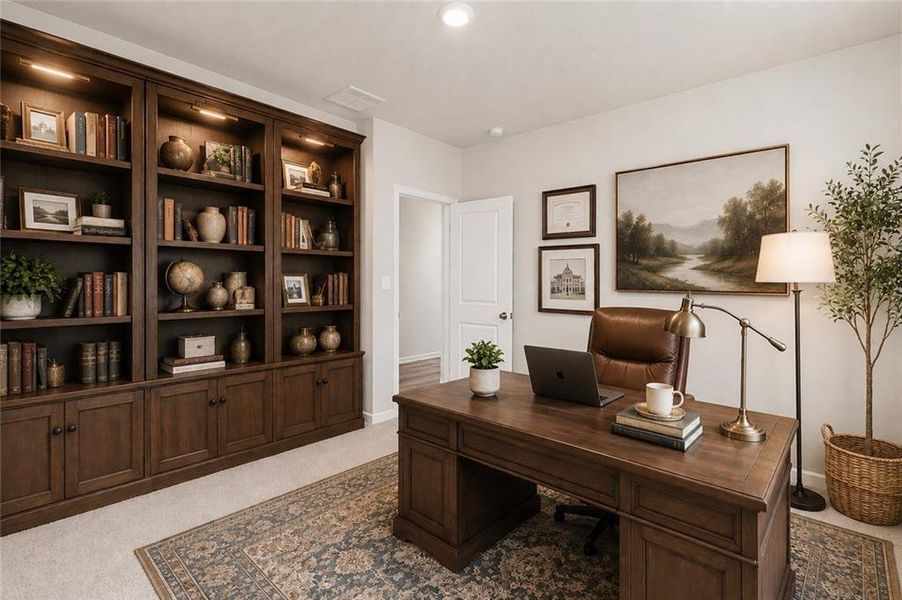 Furnished interior view inside a new home in , Conyers (Image 8).