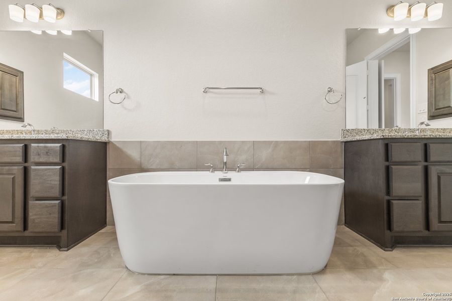 Furnished interior view inside a new home in Legend Park, Castroville (Image 13). Furnished interior view inside a new home in Legend Park, Castroville (Image 13).