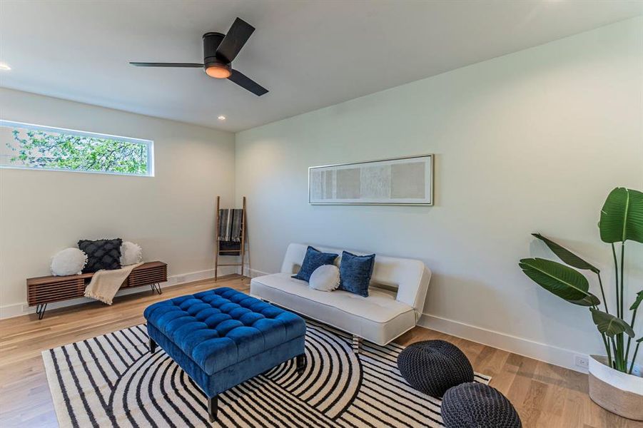 Furnished interior view inside a new home in , Dallas (Image 8).