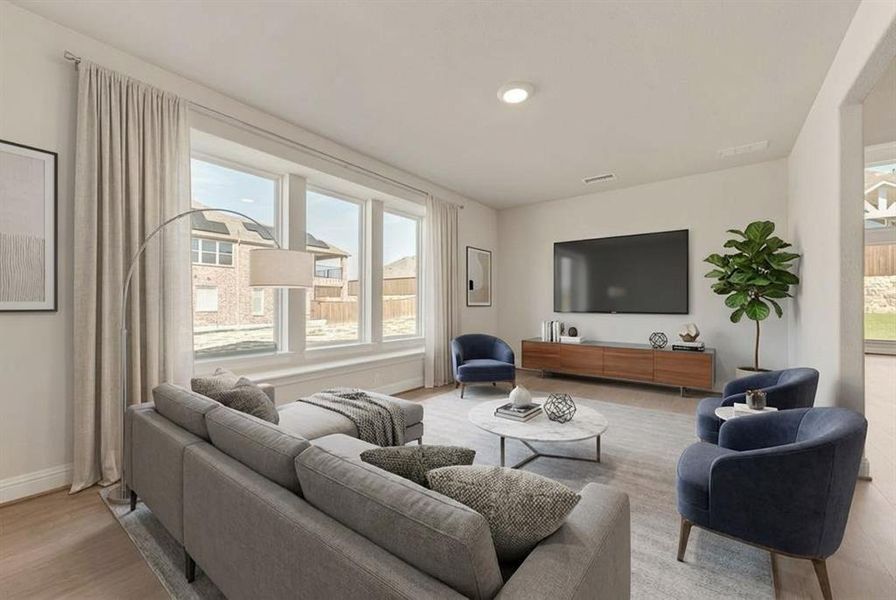 Furnished interior view inside a new home in Monterra, Rockwall (Image 10).