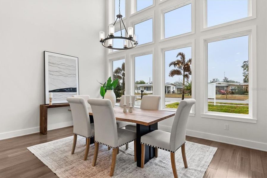 Furnished interior view inside a new home in , Orlando (Image 8).