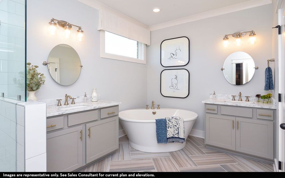 Furnished interior view inside a new home in Aden Woods, Fairview (Image 13).
