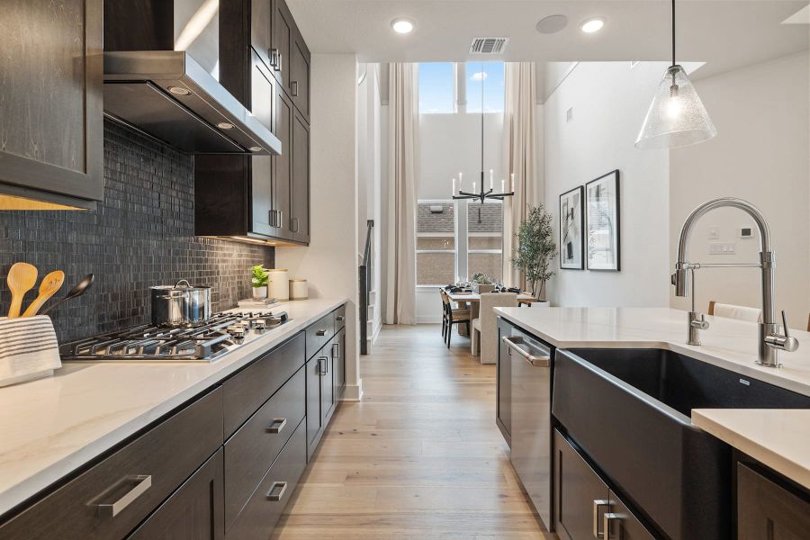 Furnished interior view inside a new home in Lagos Reserve, Manor (Image 12).