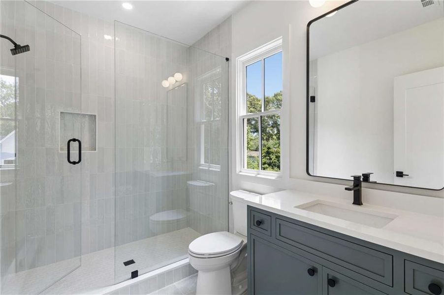 Furnished interior view inside a new home in , Brookhaven (Image 49).