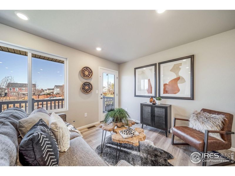 Furnished interior view inside a new home in , Johnstown (Image 7). Furnished interior view inside a new home in , Johnstown (Image 7).