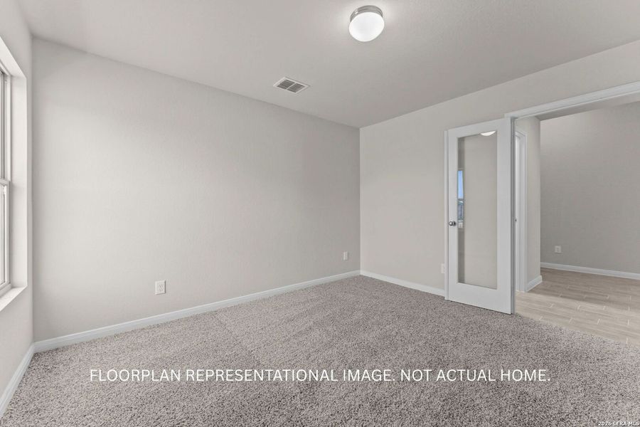Spacious, unfurnished interior of a new home in Meadows at Clear Springs, New Braunfels (Image 17). Spacious, unfurnished interior of a new home in Meadows at Clear Springs, New Braunfels (Image 17).