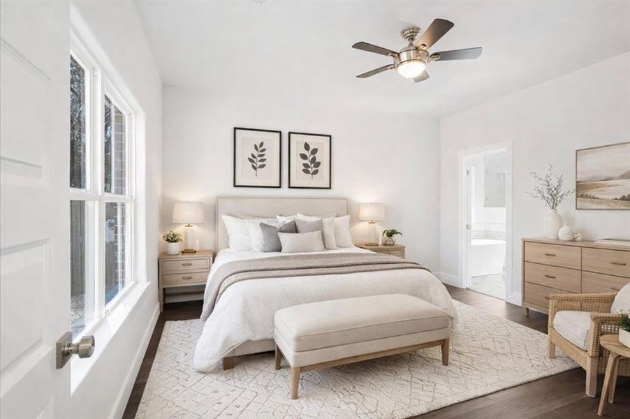 Furnished interior view inside a new home in , Sherman (Image 7).