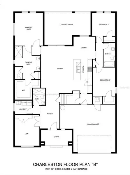 2D floor plan layout of this home in , Beverly Hills, FL (Image 3).