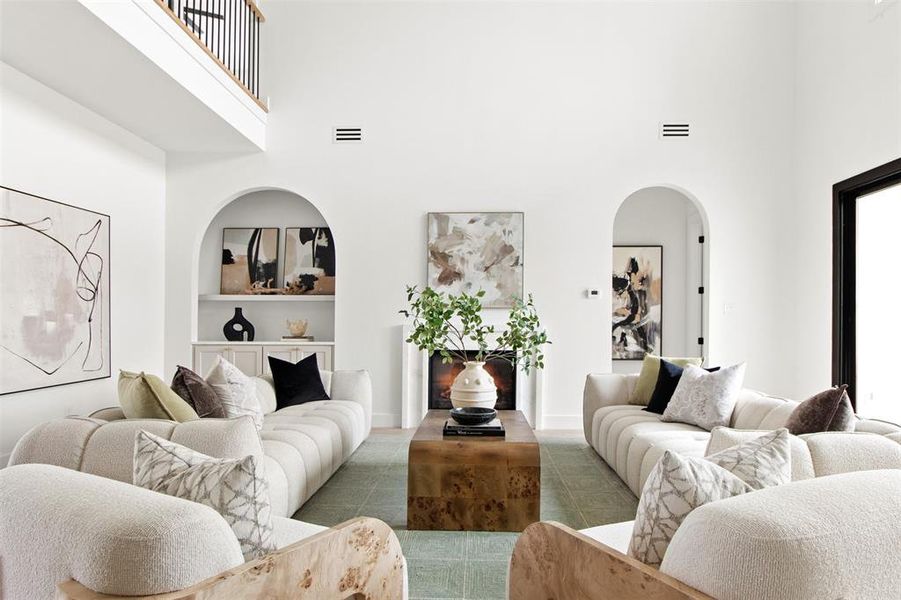 Furnished interior view inside a new home in , Dallas (Image 6).