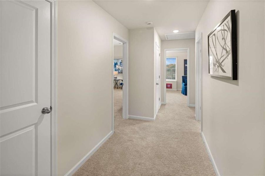 Furnished interior view inside a new home in Hillbrooke Preserve, Conyers (Image 31).