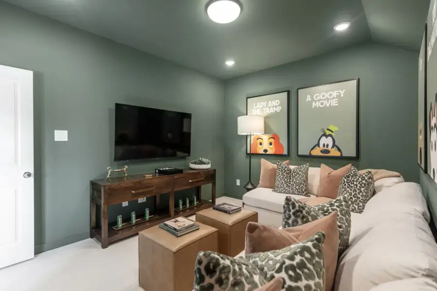 Representative Entertainment Room - some options shown