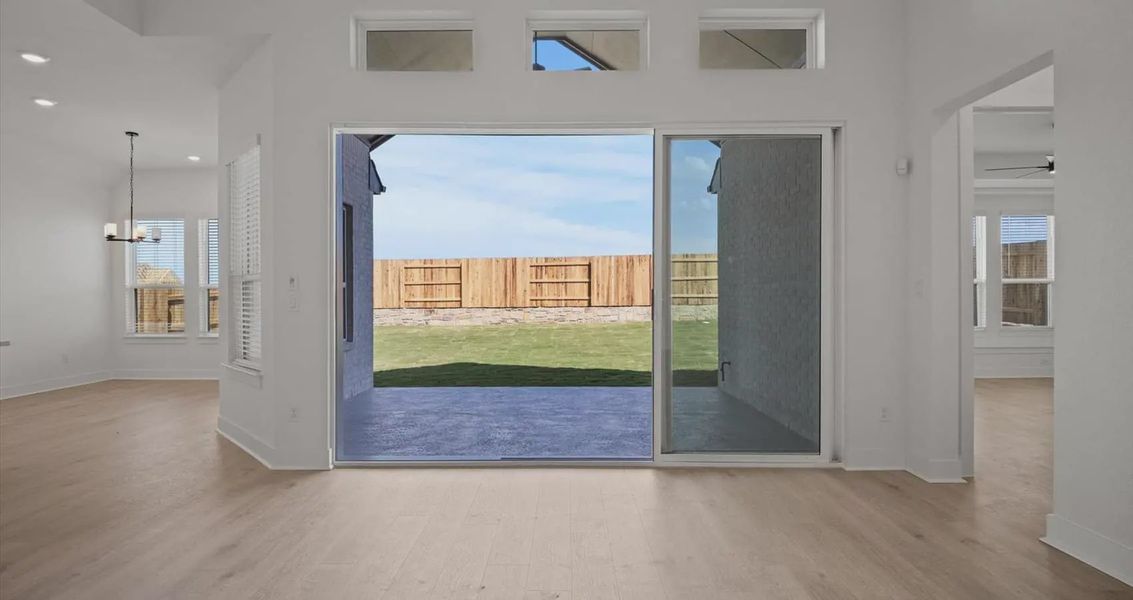 Representative unfurnished interior of a home built from the Farris by Chesmar Homes in Gregg Ranch, Marble Falls (Image 13).