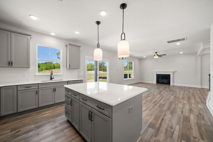 Furnished interior view inside a new home in Hayes Village, Greensboro (Image 7).