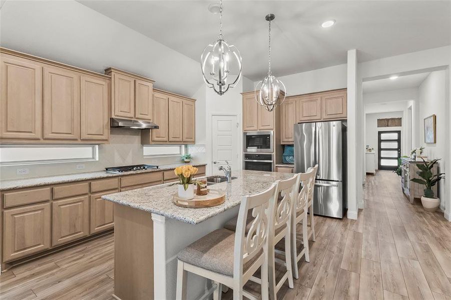 Furnished interior view inside a new home in , Melissa (Image 24).