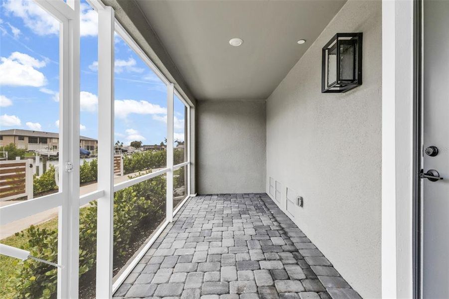 Exterior details and patio area of a home in Seahaven, Punta Gorda (Image 26).