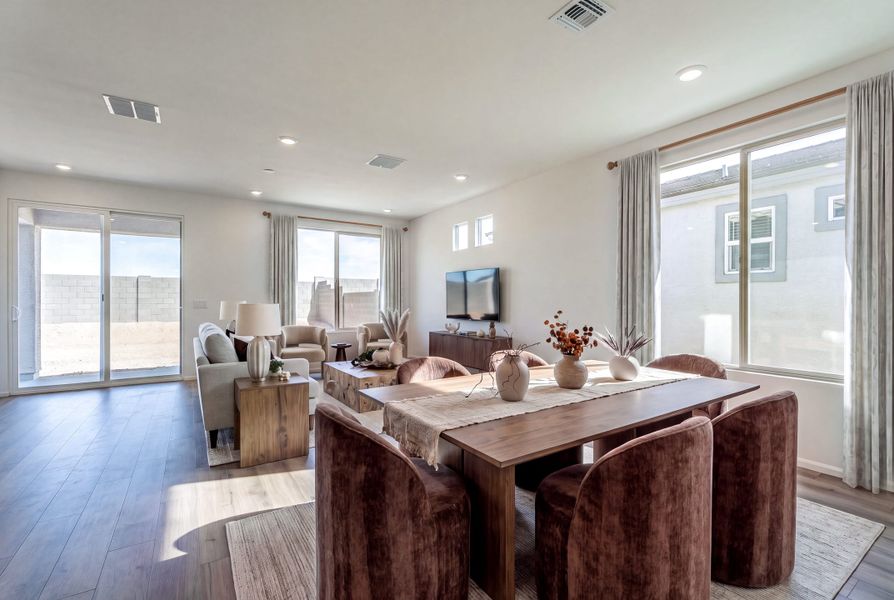 Furnished interior view inside a new home in North Copper Canyon, Surprise (Image 8).