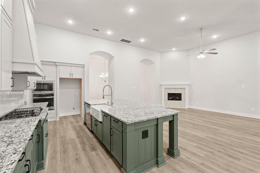 Furnished interior view inside a new home in Fulbrook on Fulshear Creek: 60ft. lots, Fulshear (Image 18).