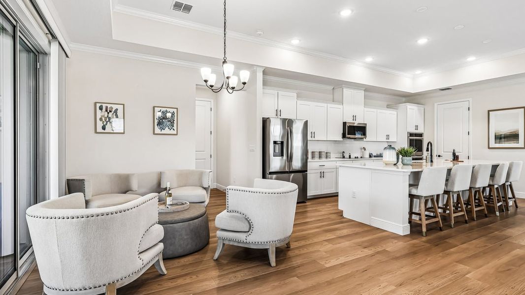 Representative furnished interior of a home built from the Venice by Maronda Homes in Malabar Springs, Palm Bay (Image 18).