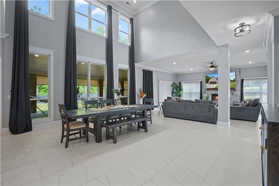 Furnished interior view inside a new home in , Acworth (Image 12). Furnished interior view inside a new home in , Acworth (Image 12).