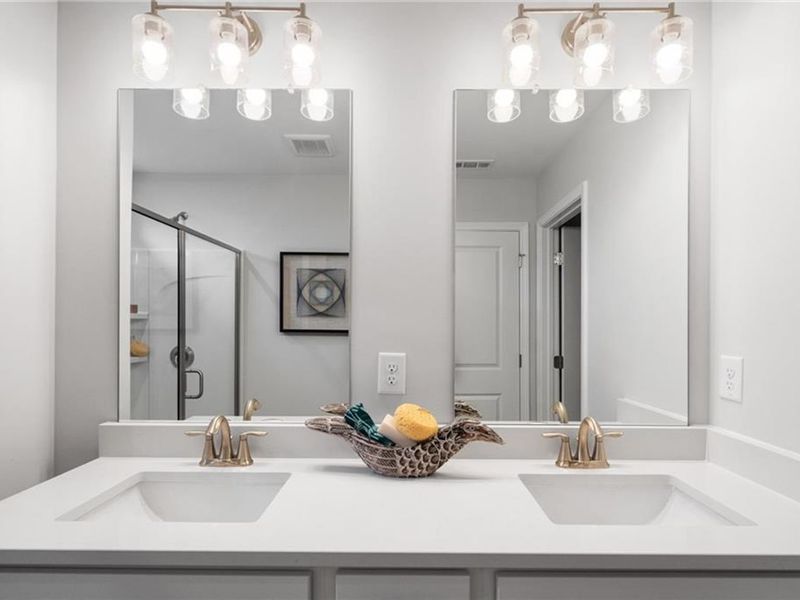 Close-up of interior finishes inside a home in Stegall Village, Emerson (Image 21).