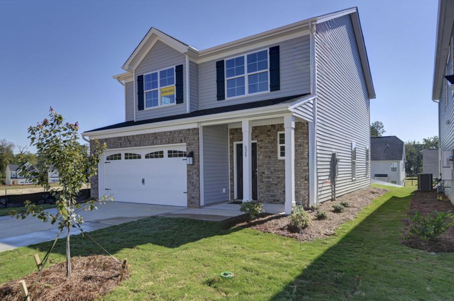 Exterior details and patio area of a home in Ashton Lakes, Lexington (Image 1).