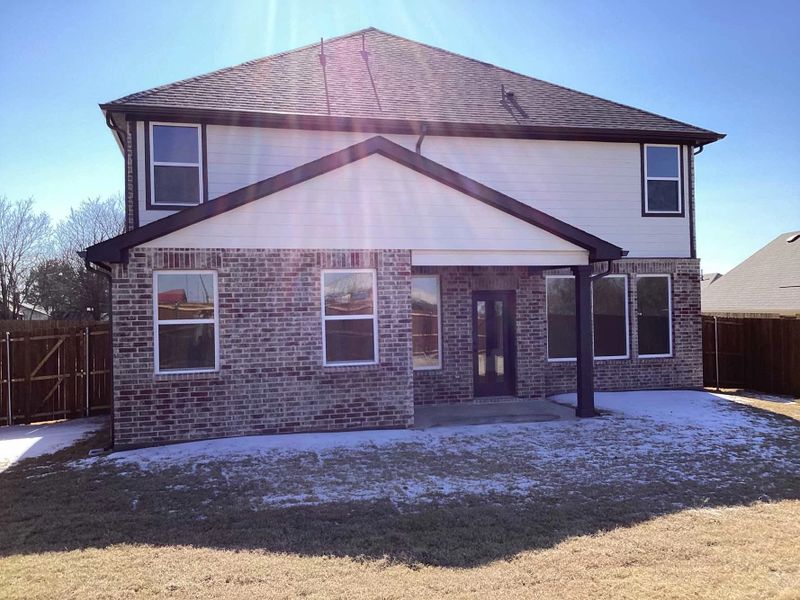 Rear Exterior Design Construction Progress