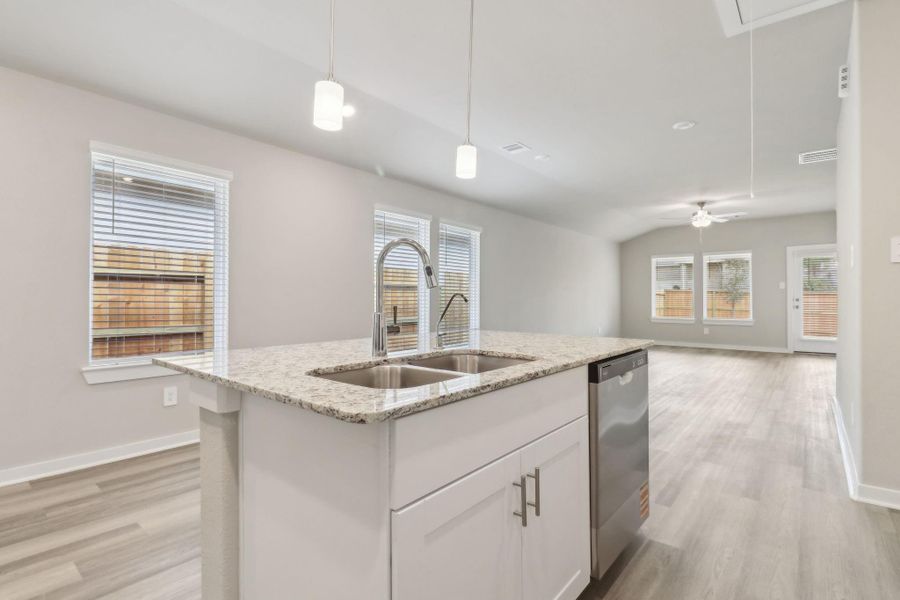 Photo is not of the actual home, but is an inspirational photo of builder’s model home and may depict options, furnishings, and/or decorator features that are not included