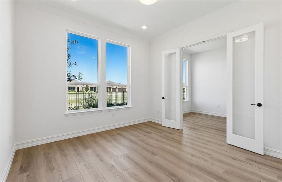 Natural light in the study