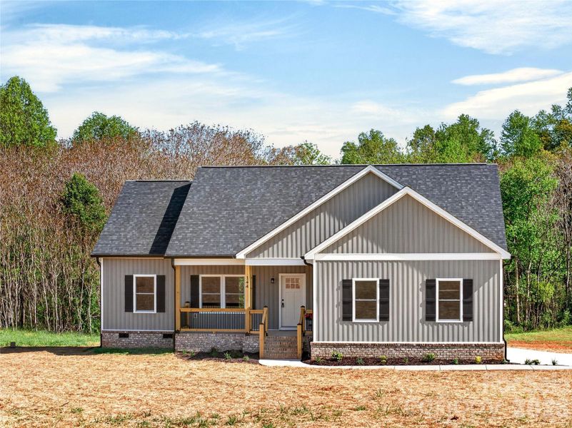 Front exterior of a new home in , Harmony, NC, highlighting curb appeal (Image 26). Front exterior of a new home in , Harmony, NC, highlighting curb appeal (Image 26).