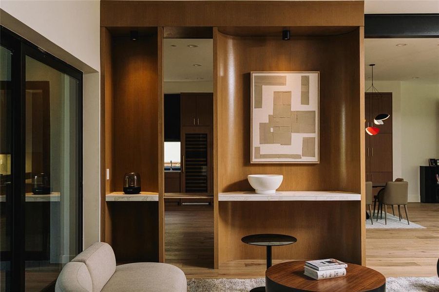 Furnished interior view inside a new home in , Dallas (Image 12).