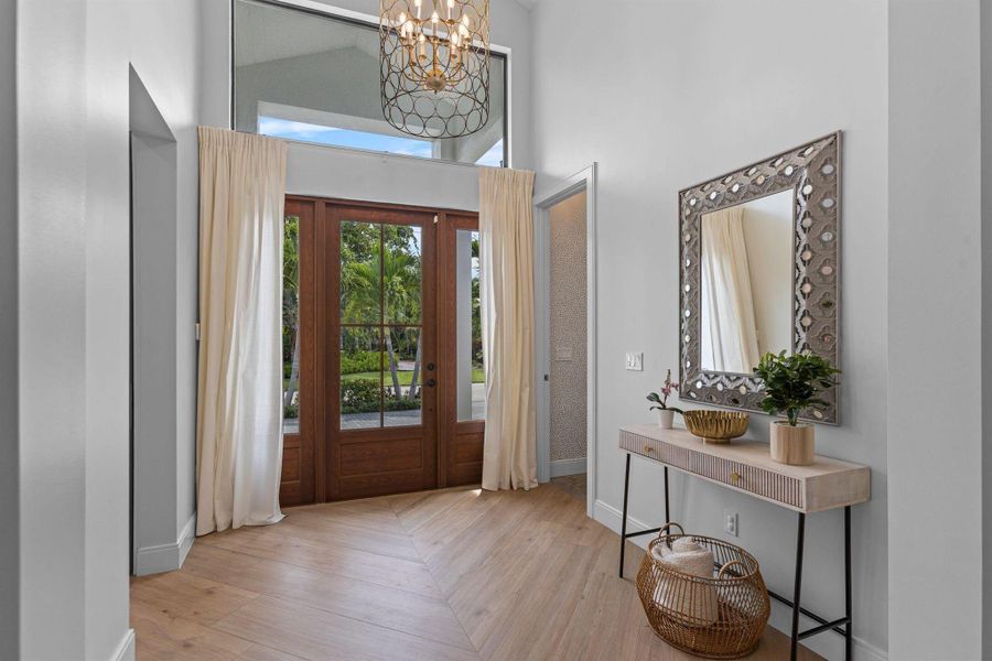 Furnished interior view inside a new home in , Riviera Beach (Image 13).