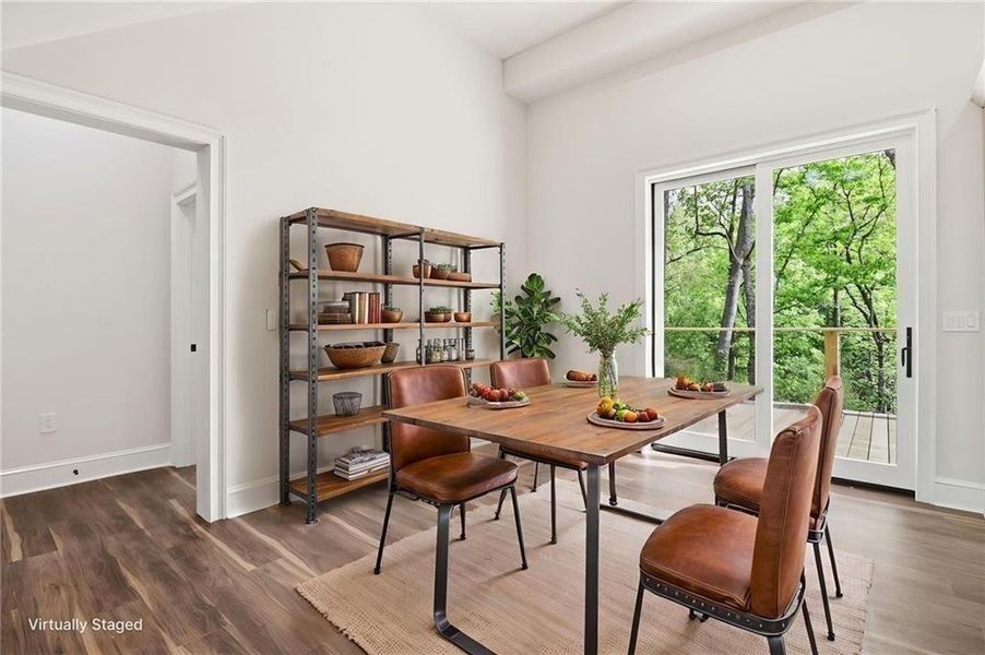Furnished interior view inside a new home in , Acworth (Image 7).