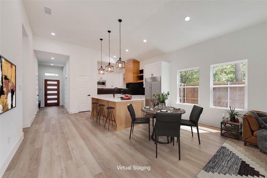 Furnished interior view inside a new home in , Greenville (Image 25). Furnished interior view inside a new home in , Greenville (Image 25).