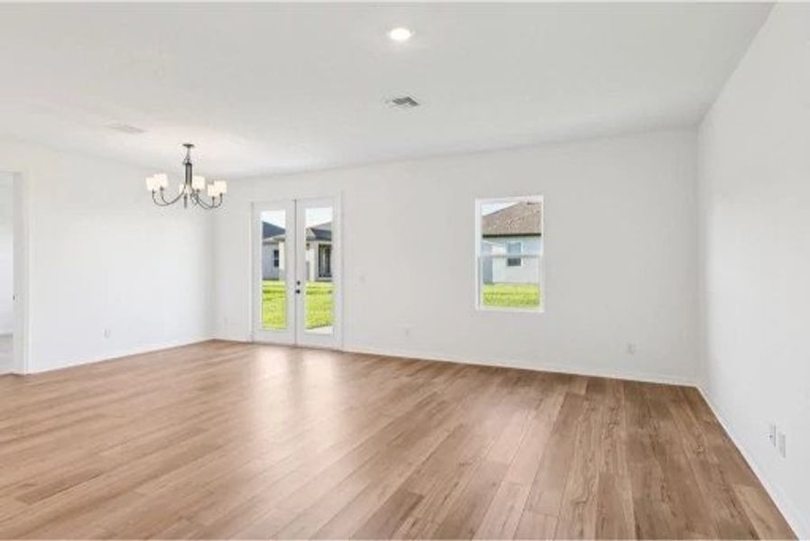Spacious, unfurnished interior of a new home in Weslyn Park, St. Cloud (Image 14). Spacious, unfurnished interior of a new home in Weslyn Park, St. Cloud (Image 14).